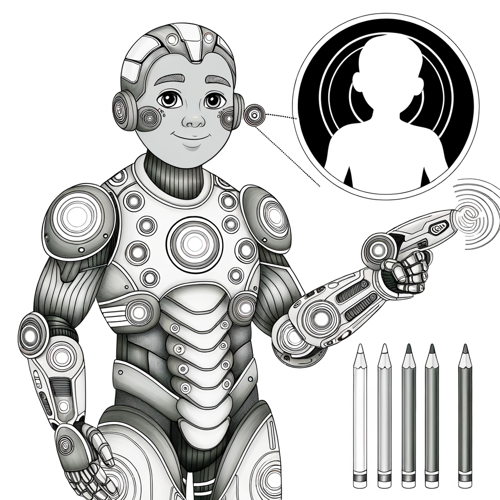 Coloriage Coloriage Super-Héros Tech gratuit à imprimer