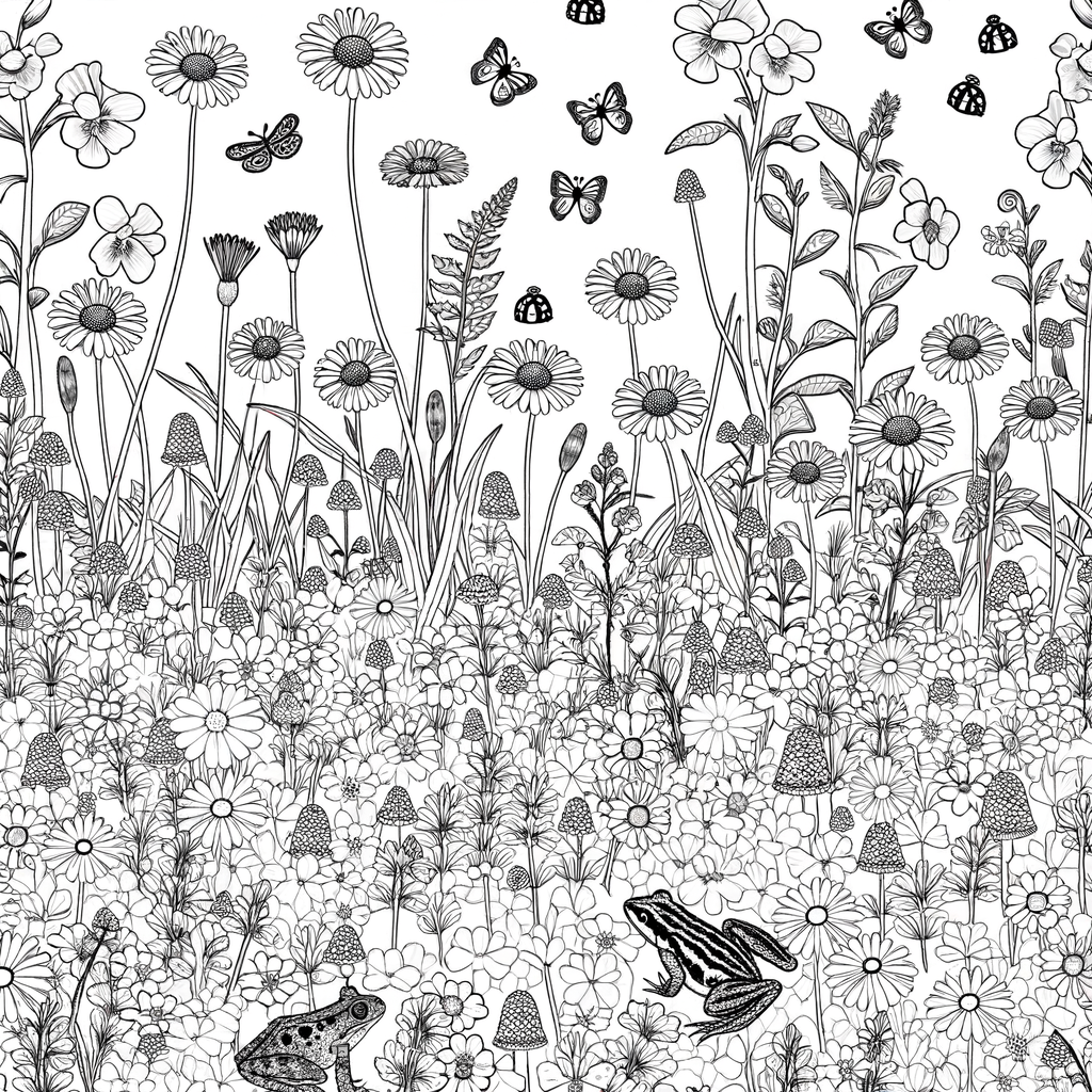 Coloriage Coloriage Zen Anti-Stress Fleurs gratuit à imprimer