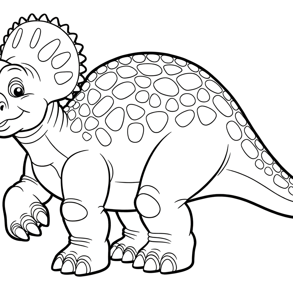 Coloriage Coloriage Ankylosaure gratuit à imprimer