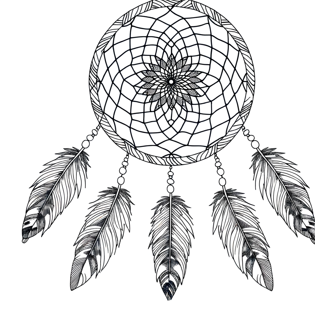 Coloriage Mandala Flèches gratuit à imprimer