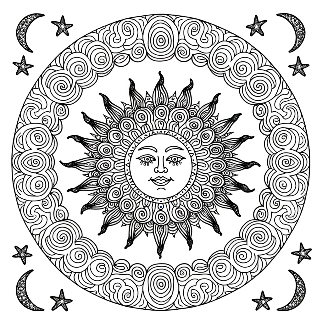 Coloriage Mandala Papillons gratuit à imprimer