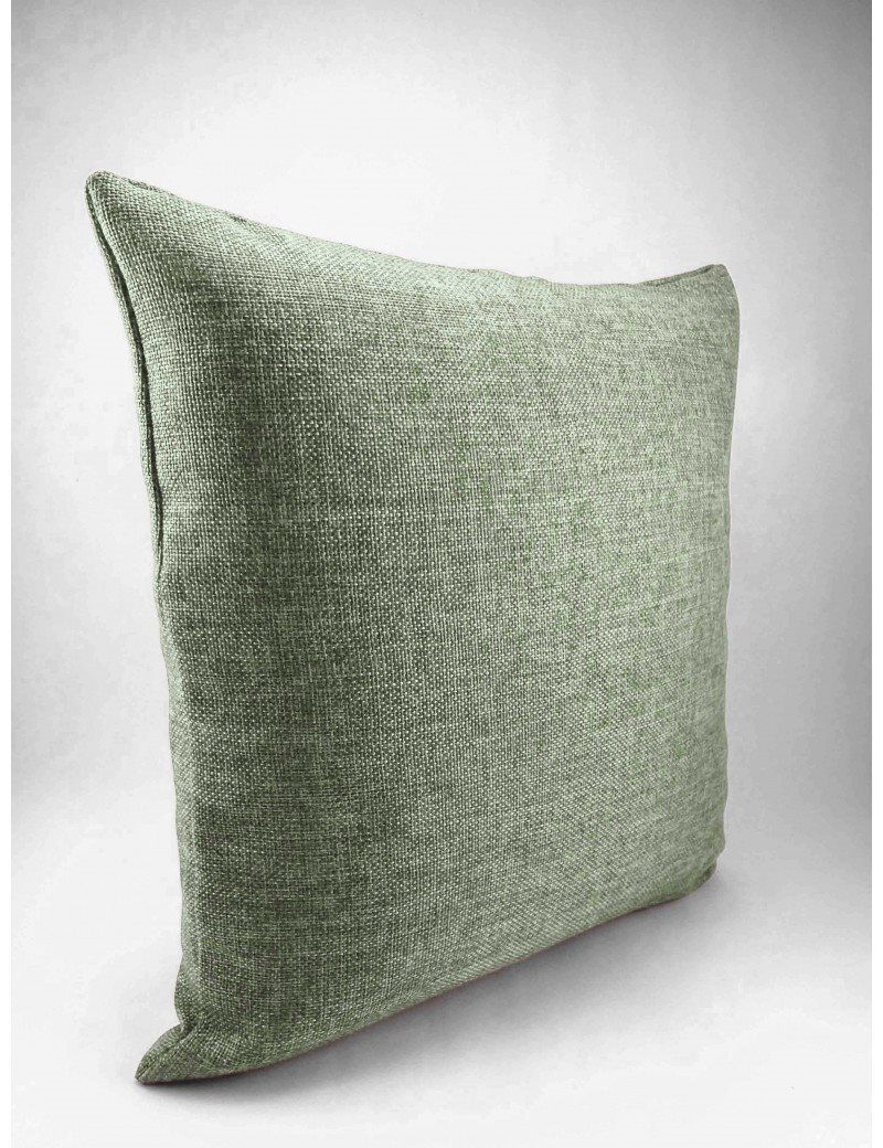 Pulse Relief pillow in green fabric cover