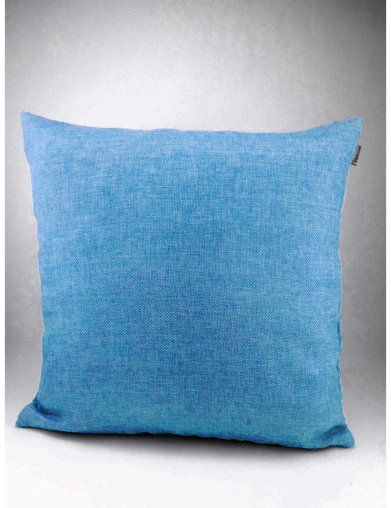 Pulse Relief therapeutic vibration pillow in bright blue fabric cover