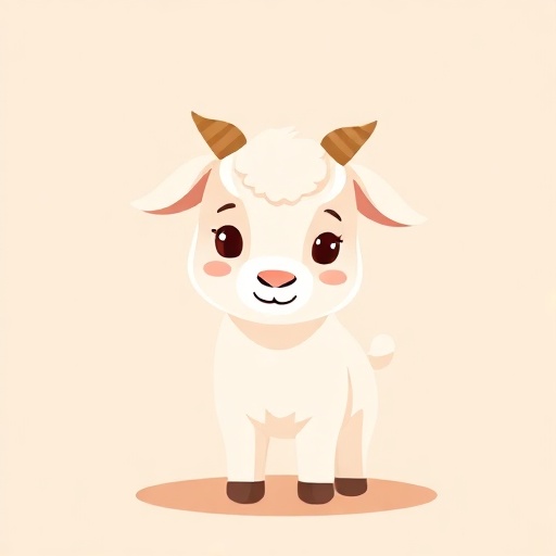 Goat illustration for Animals