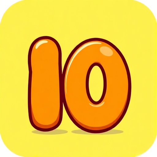 Number 10 illustration for Numbers 1-10