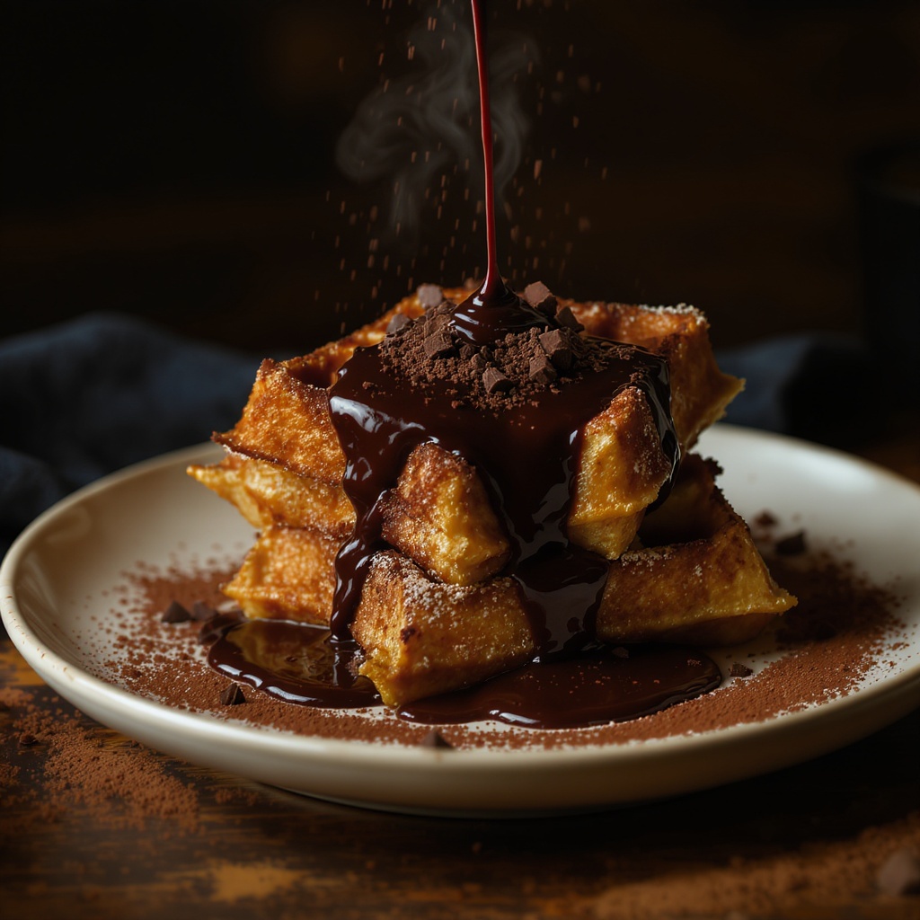 Chocolate Lava Waffle