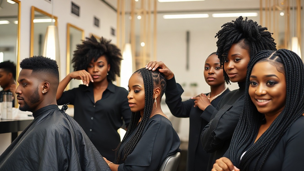 Professional stylist team at CrownCircle