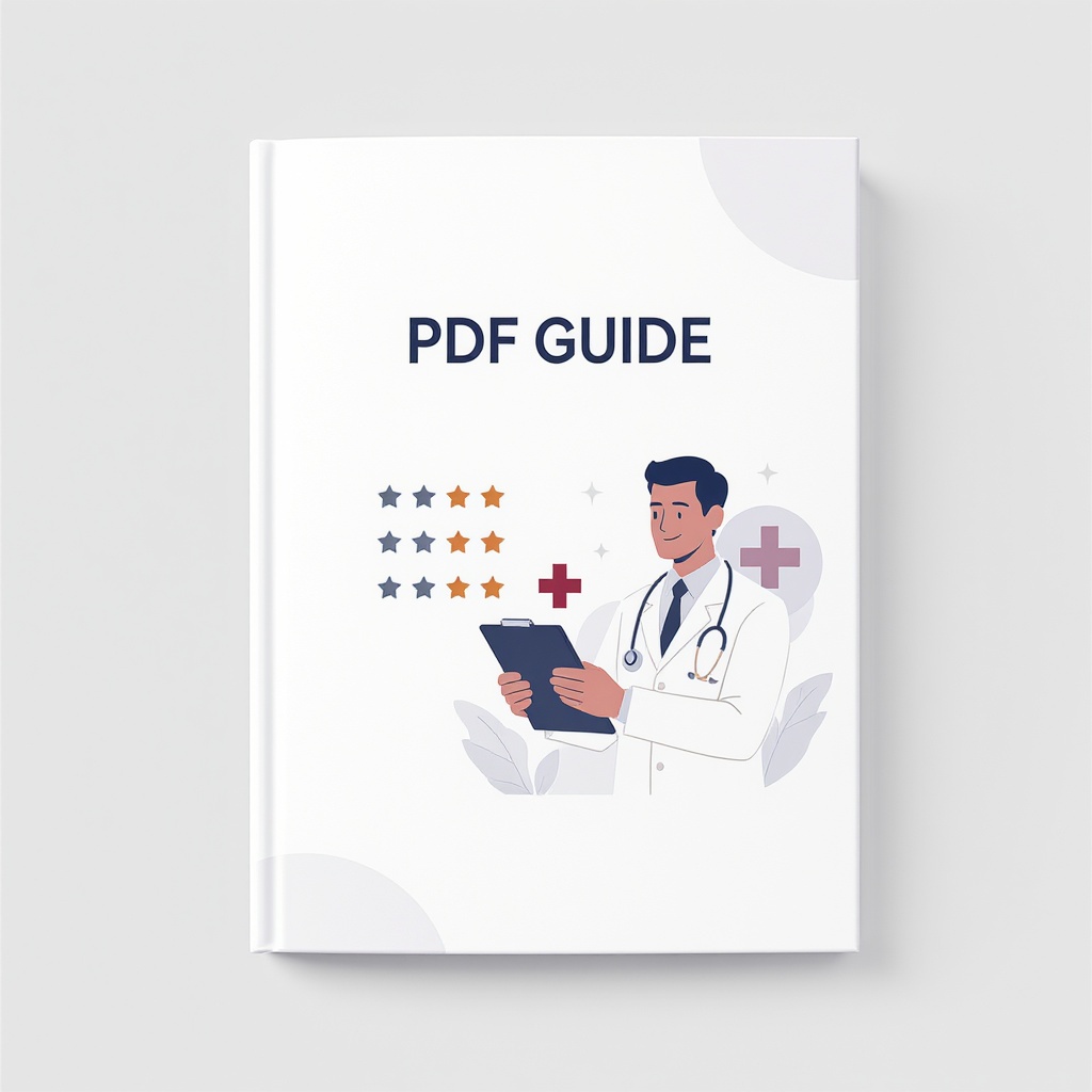Doctor with clipboard illustration