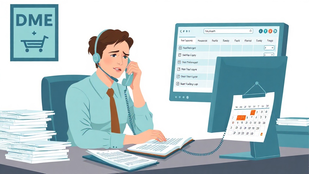 CSR overwhelmed by reorder call queue on a computer screen