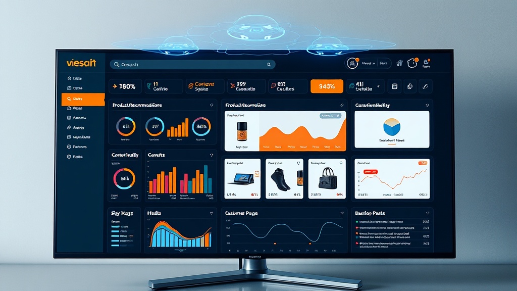 Agency operations dashboard showing AI tools for project management and client analytics