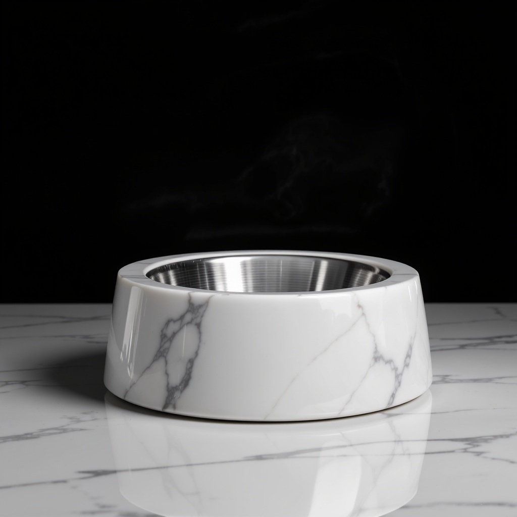 Personalized Name Pet Bowl — Gold