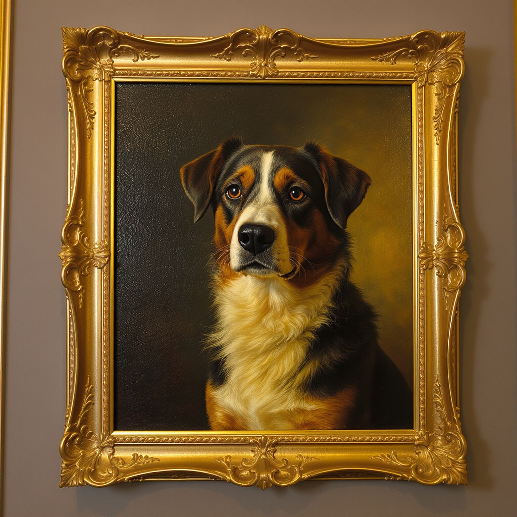 Abstract Pet Art Canvas
