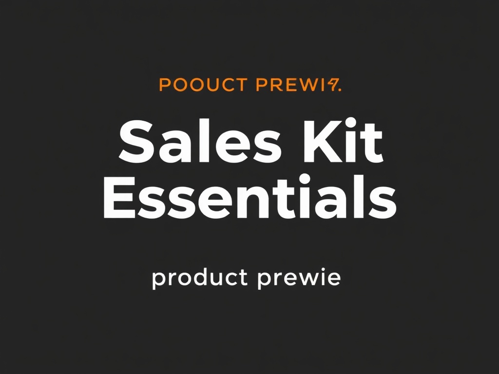 Sales Kit Essentials