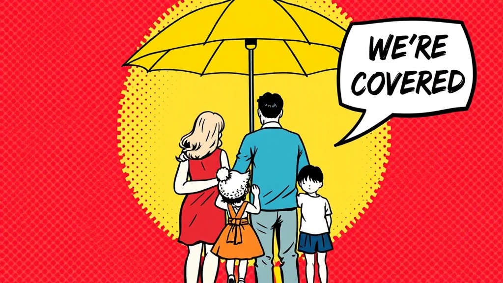 Roy Lichtenstein pop art illustration for: Term vs Whole Life Coverage: Which One Actually Makes Sense for Your Family
