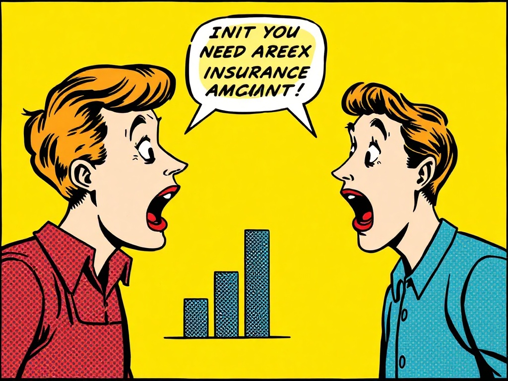 Roy Lichtenstein pop art illustration for: What Kate Taught Us About the Insurance Gap No One Talks About