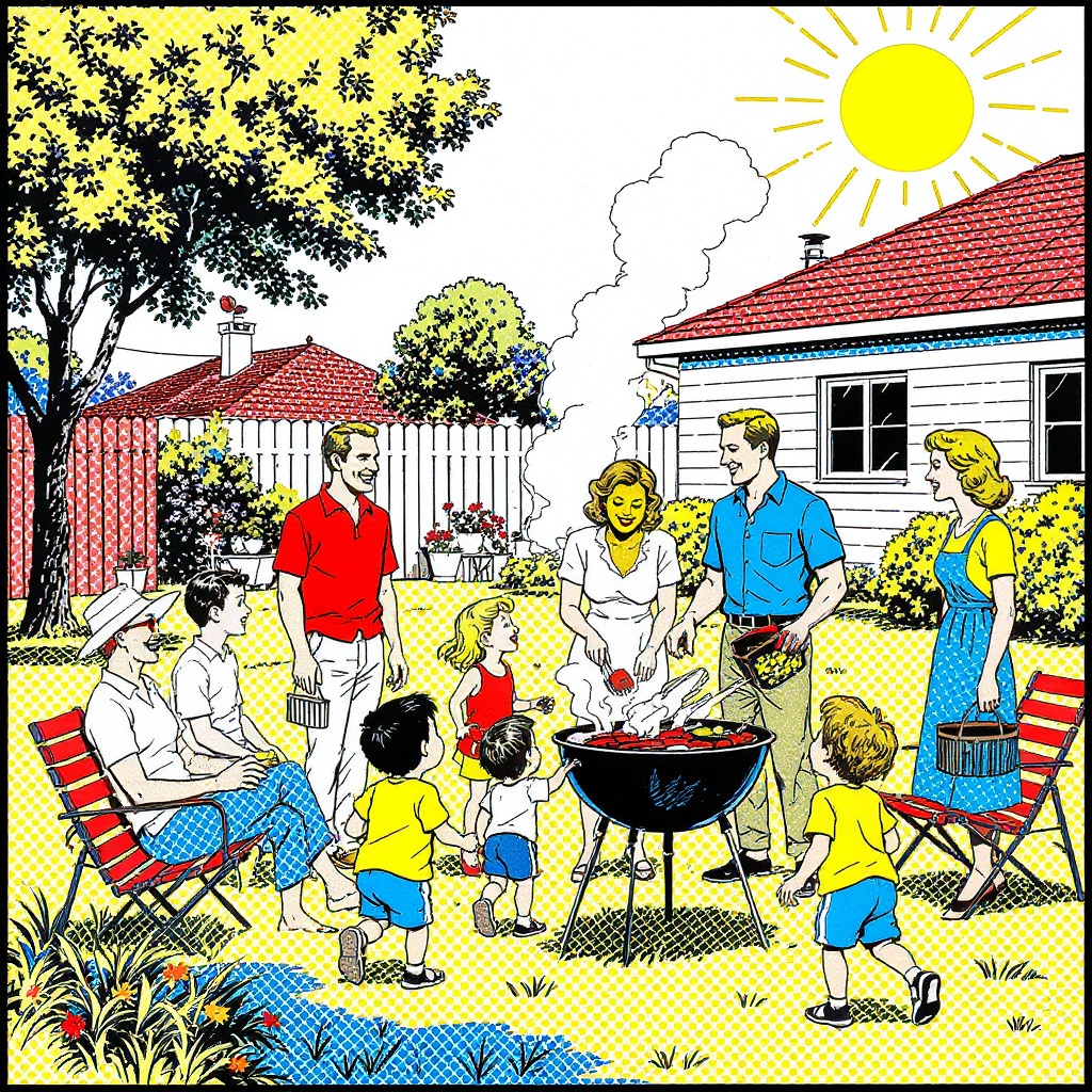 Roy Lichtenstein pop art illustration for: Why Every Family Needs a Financial Safety Net
