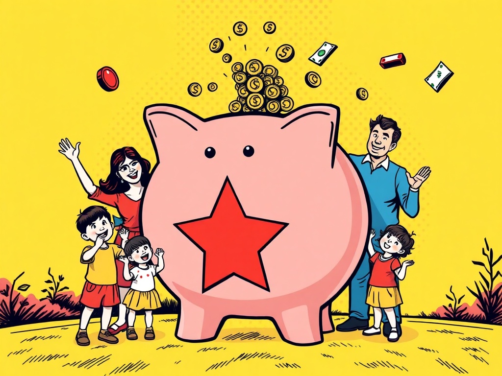 Roy Lichtenstein pop art illustration for: Building Wealth Starts With Protection