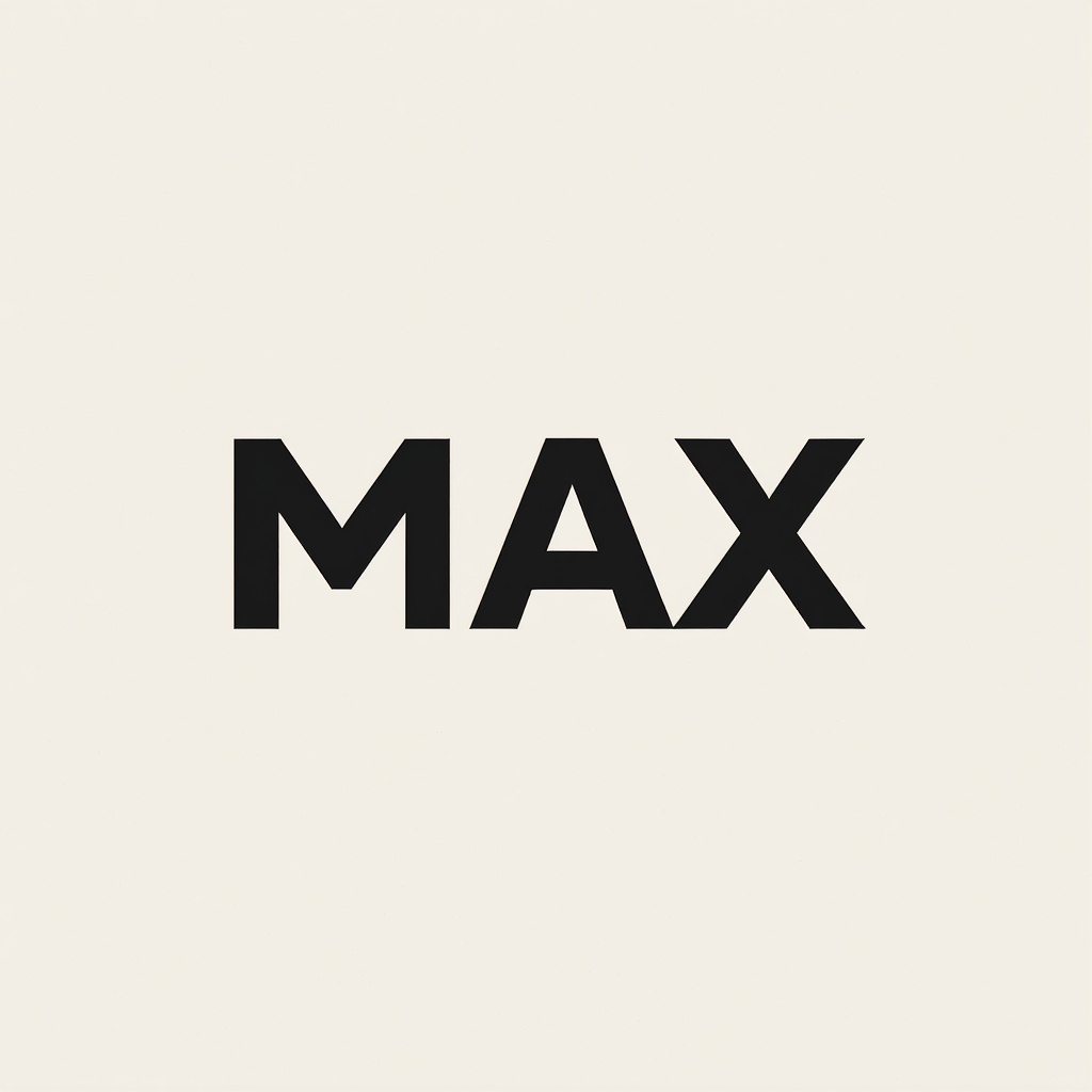 Max Carlson Woodworking — Bold geometric logo concept