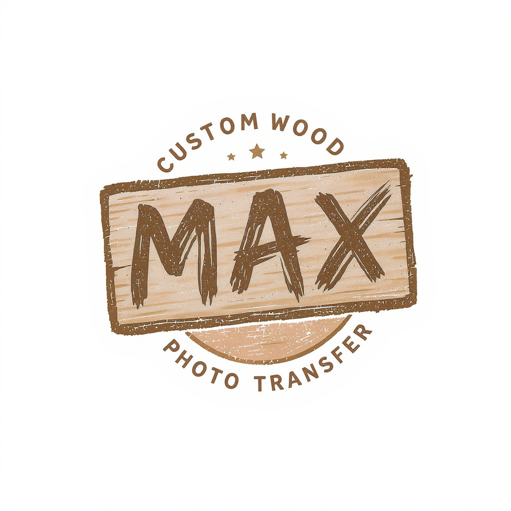 Max Carlson Woodworking — Rustic logo concept