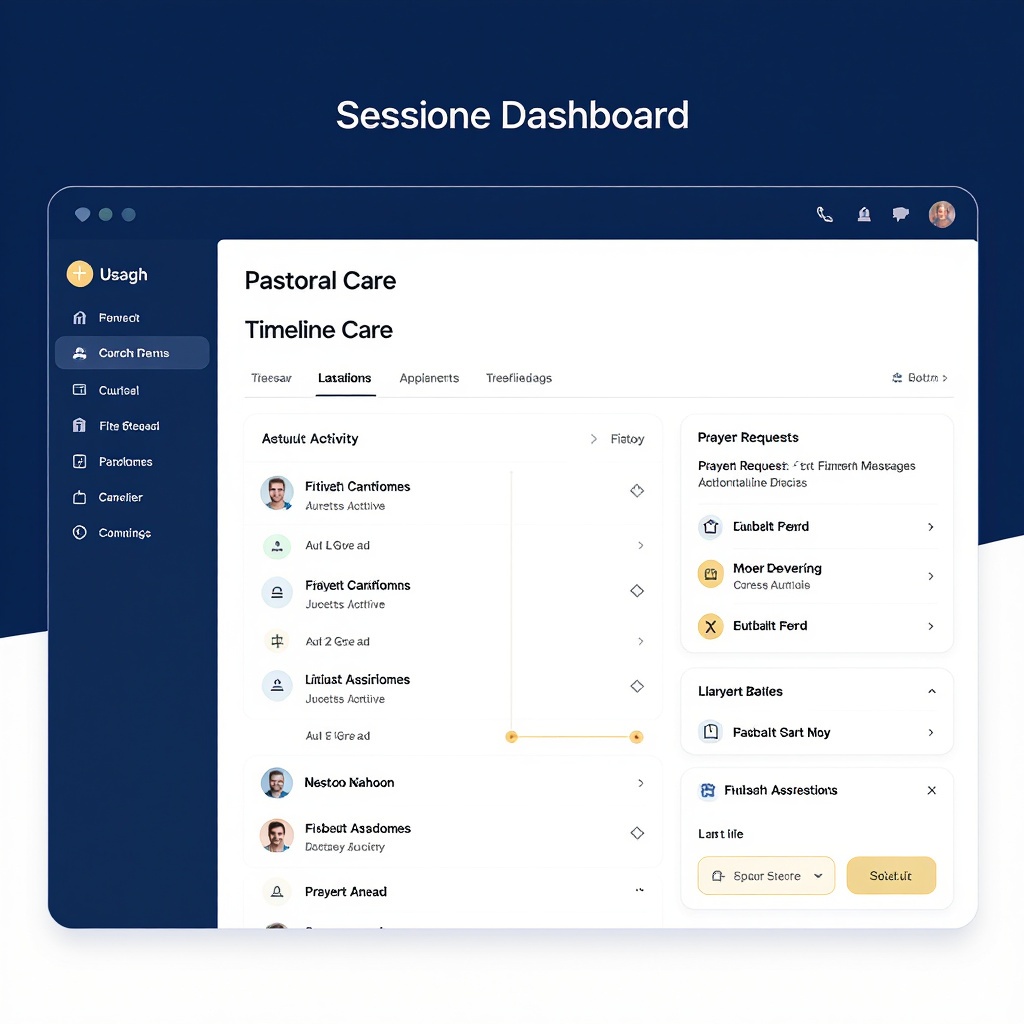 Parishly pastoral care dashboard preview