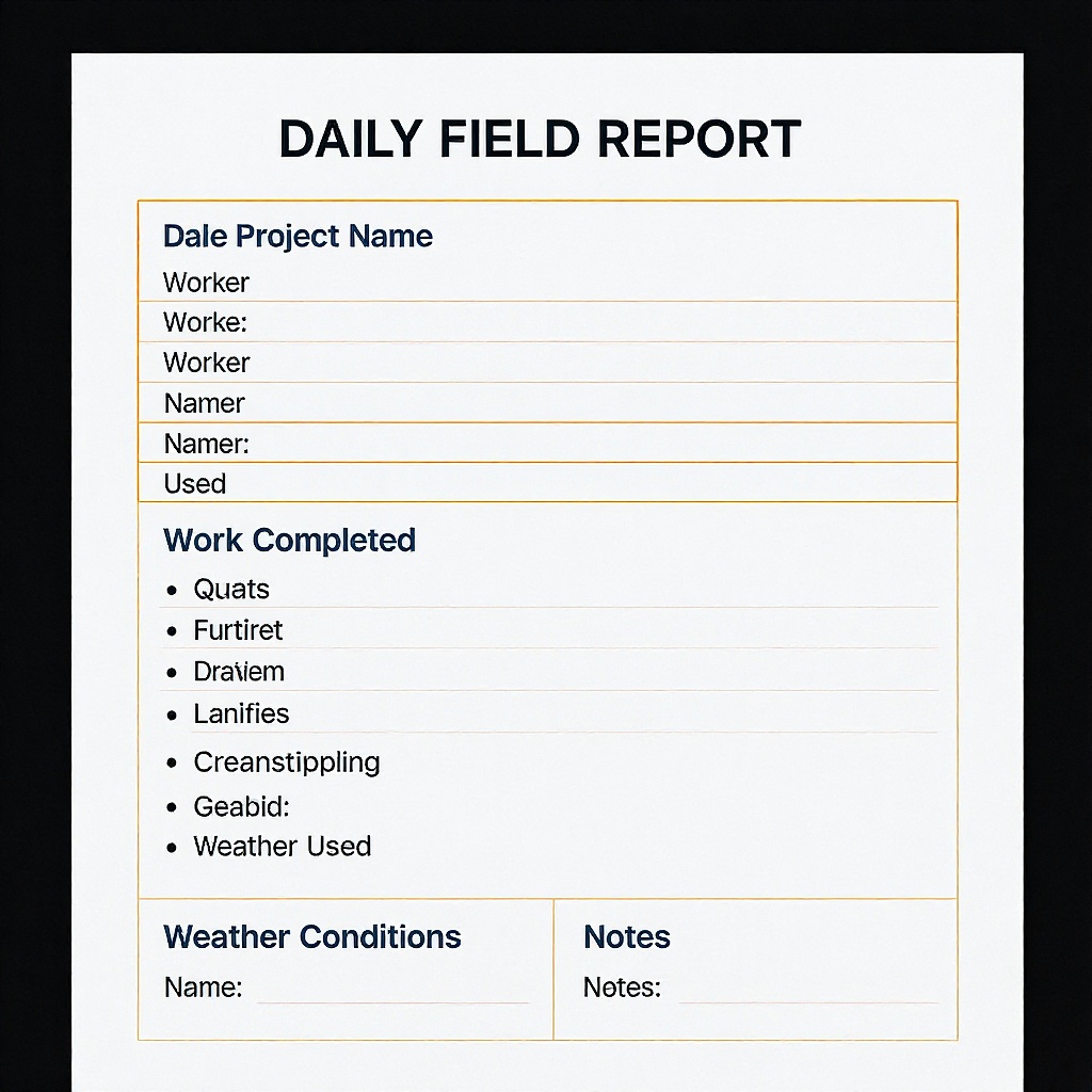 Field Report sample output