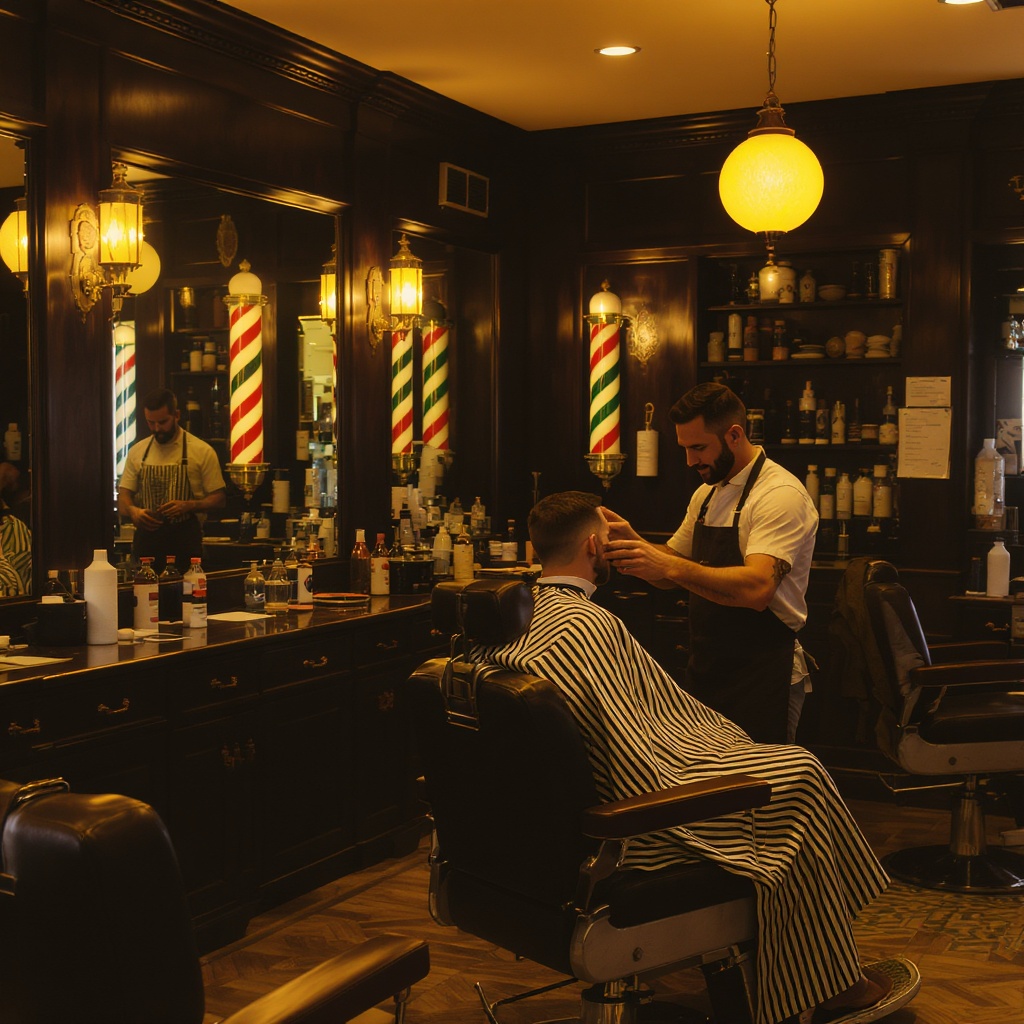 Northern Cuts barbershop interior