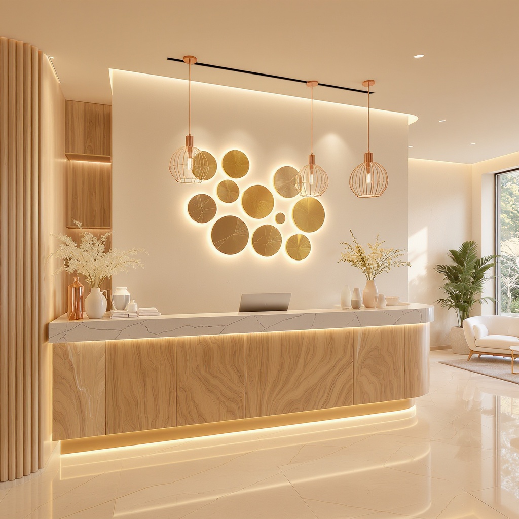 Anova Med Spa — warm, intimate reception area