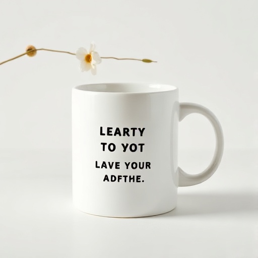 White Glossy Ceramic Mug