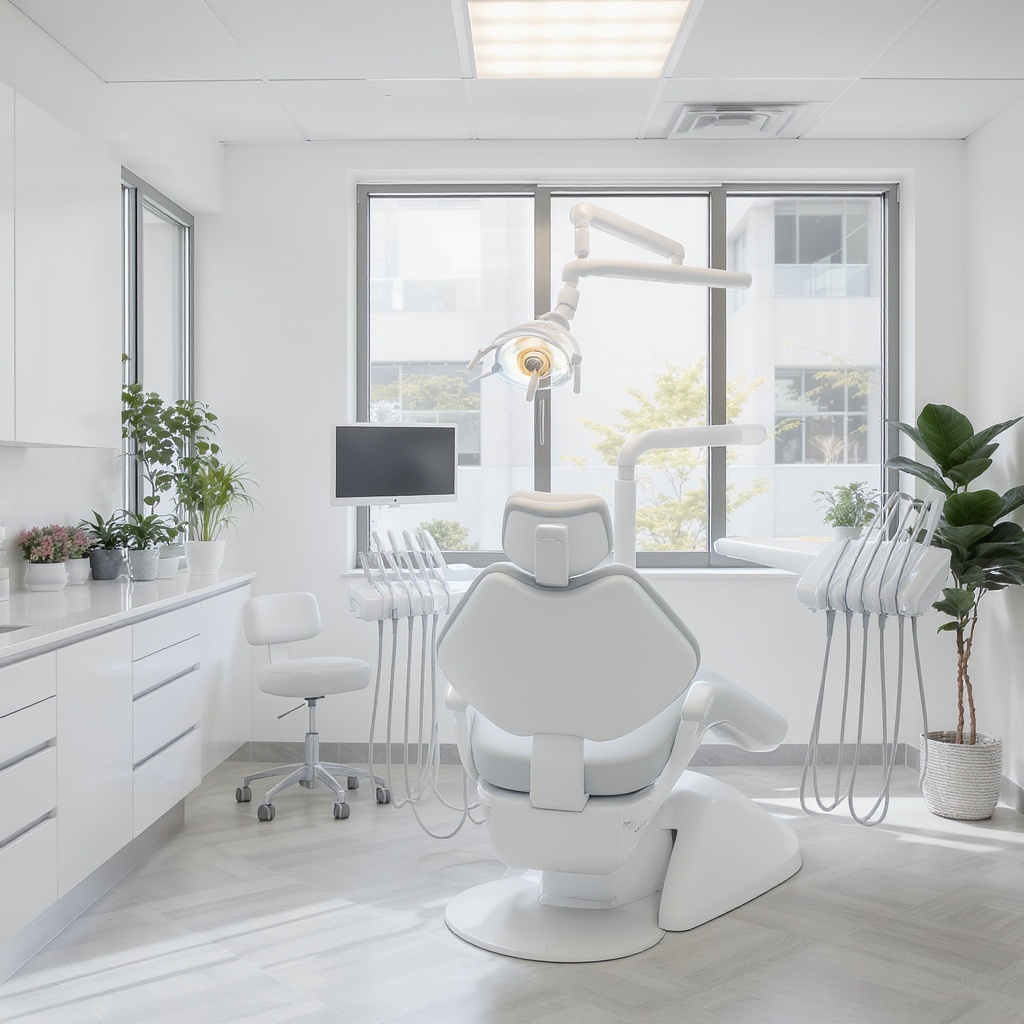 Modern dental office with professional treatment room