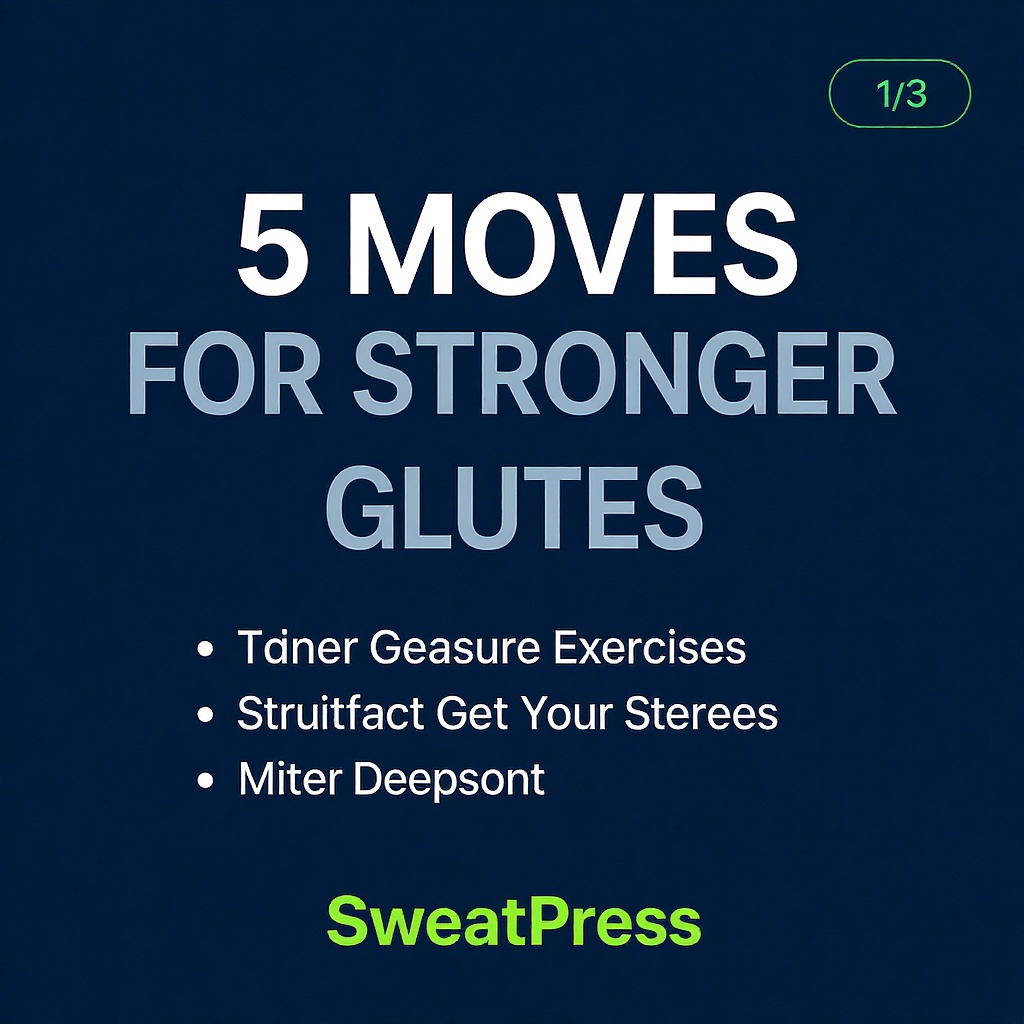 5 Moves for Stronger Glutes