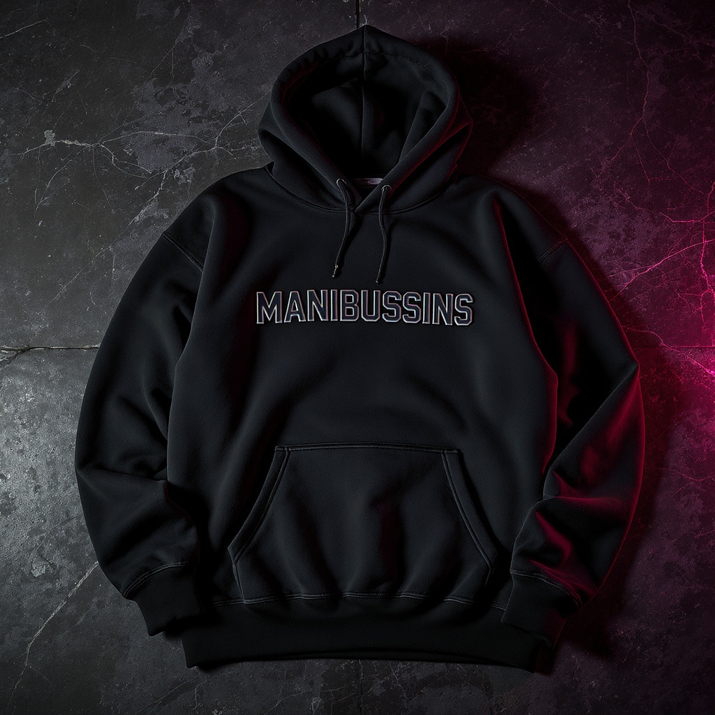 MANIBUSSINS heavyweight hoodie