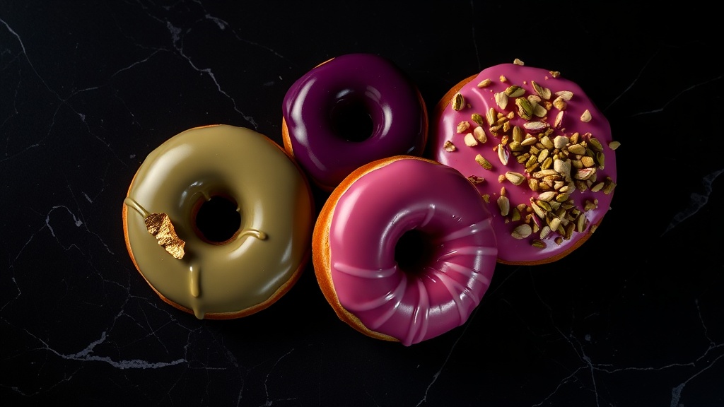 Artisanal donut flavors