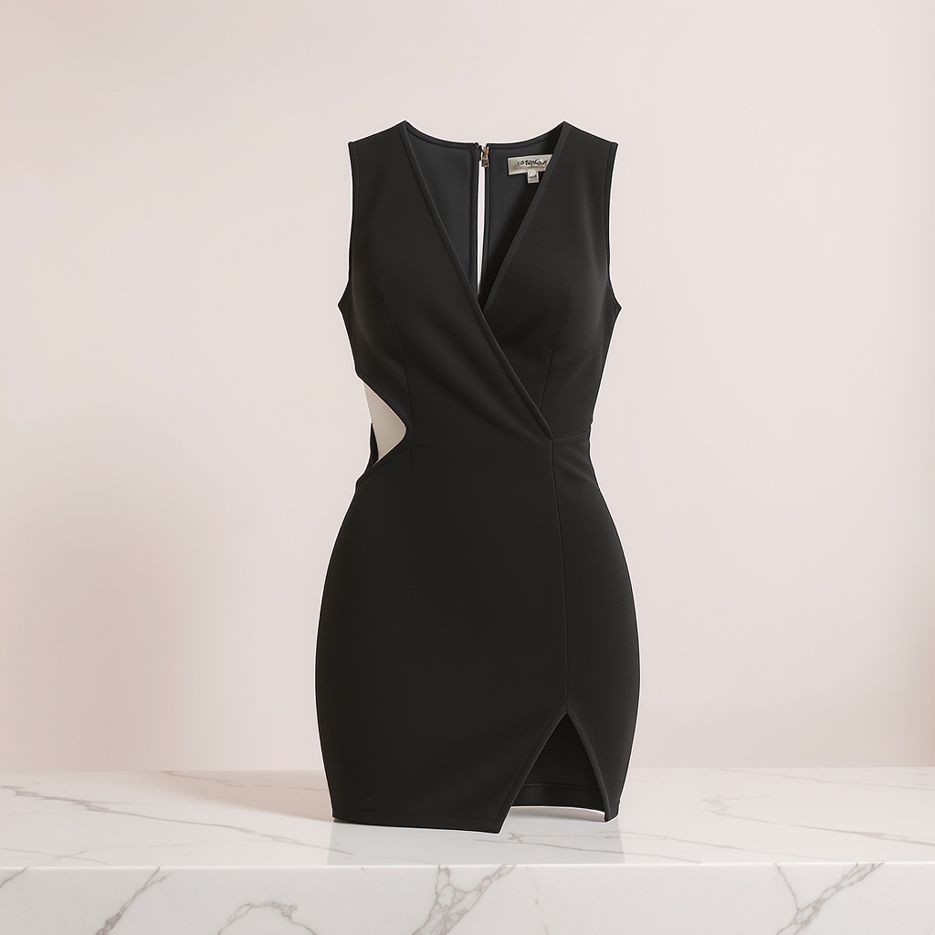 The Black Bodycon Midi