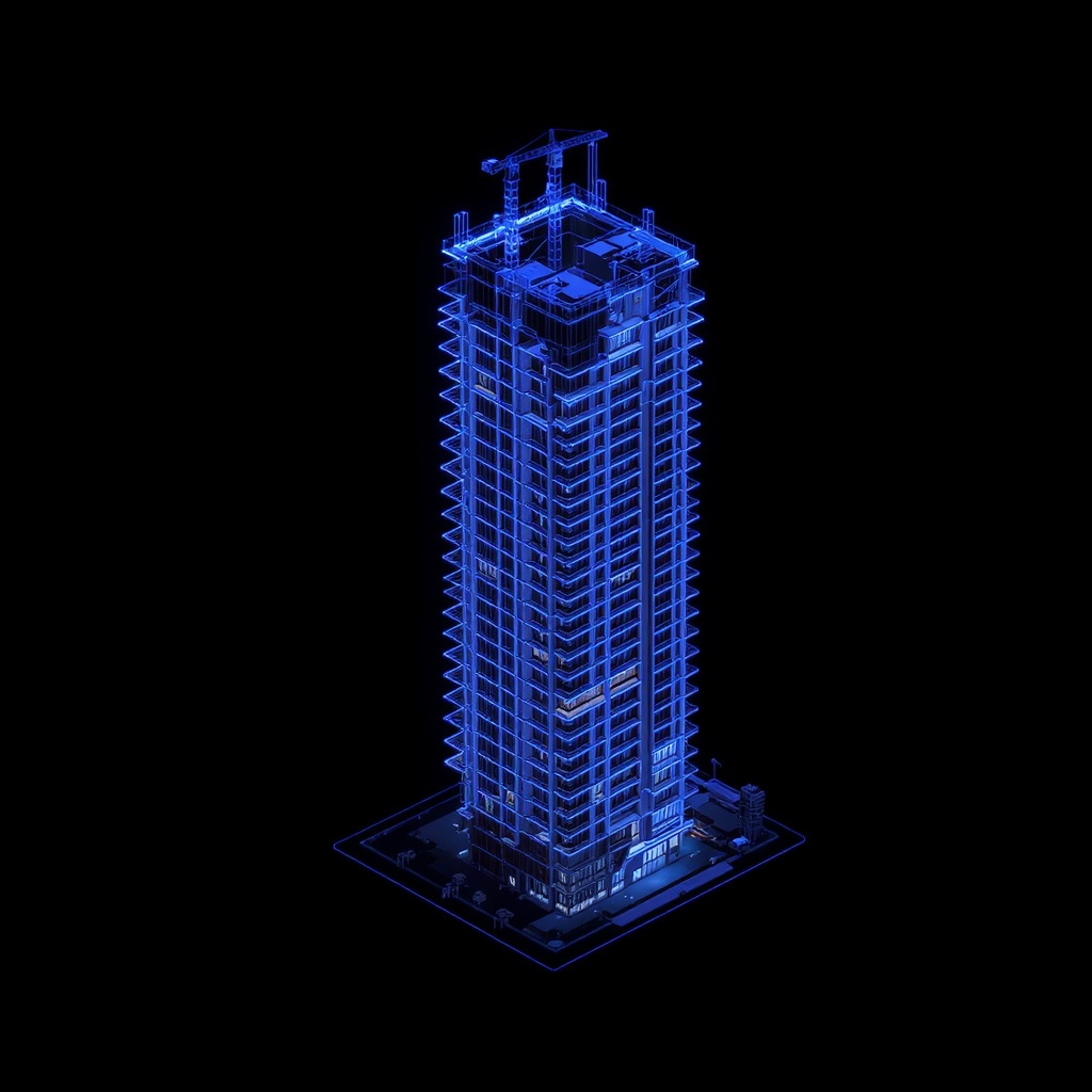 Conjunction BIM — parametric 3D model visualization