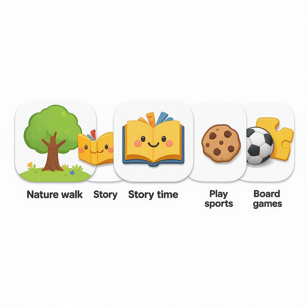 Family activity illustrations