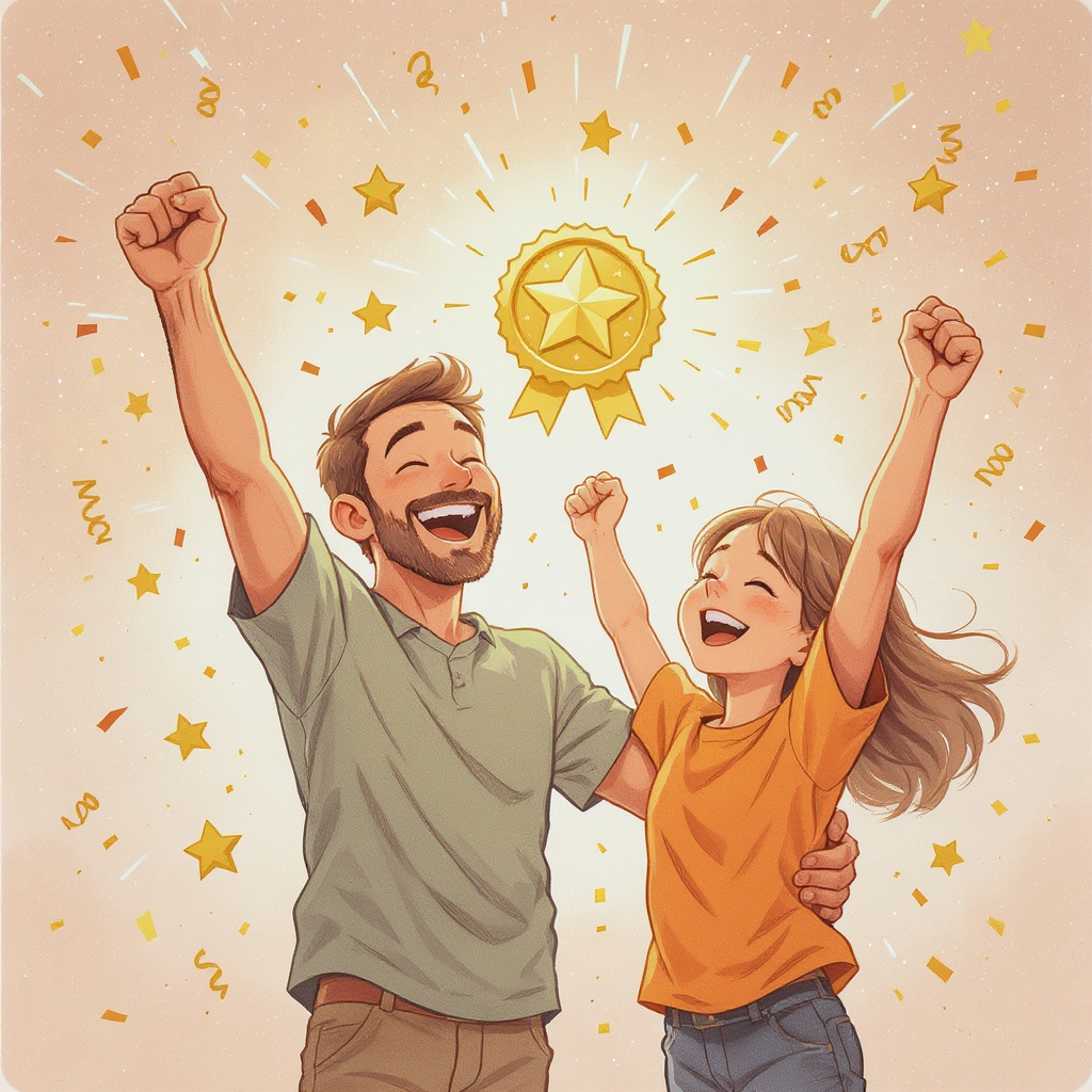 Achievement celebration