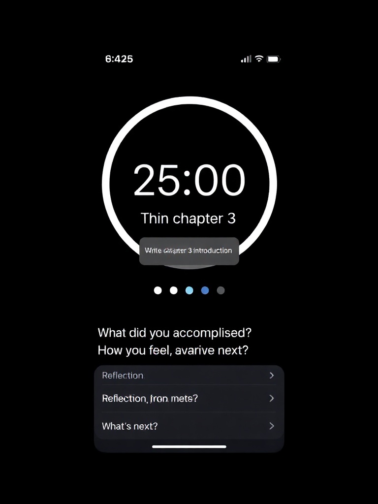 FlowState app on iOS