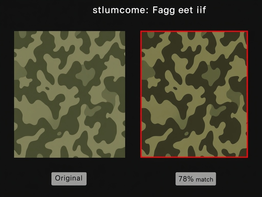 Pattern similarity comparison — flagged match 78%