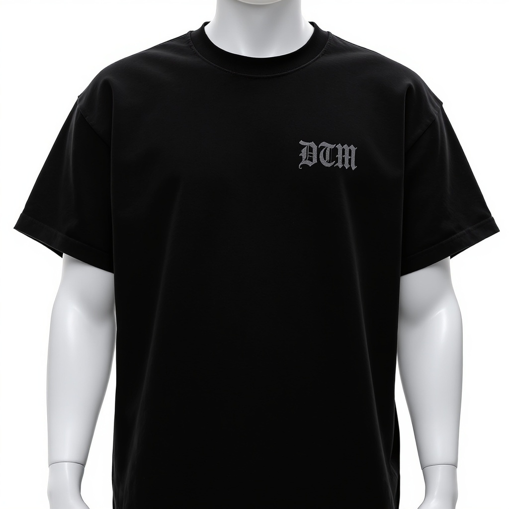 Gray/Purple/Black DTM Wolf Seal Tee — front