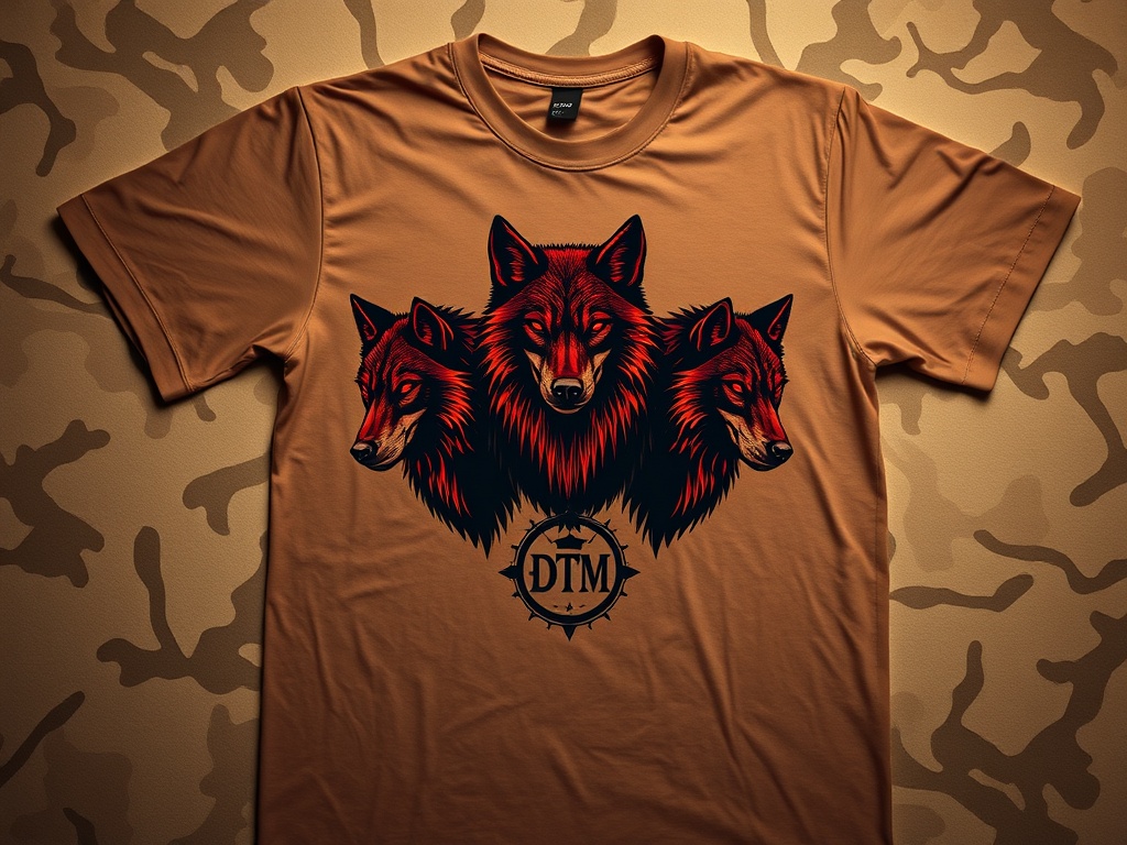 DELTA MOB Veterans Tee — Desert Tan Camo