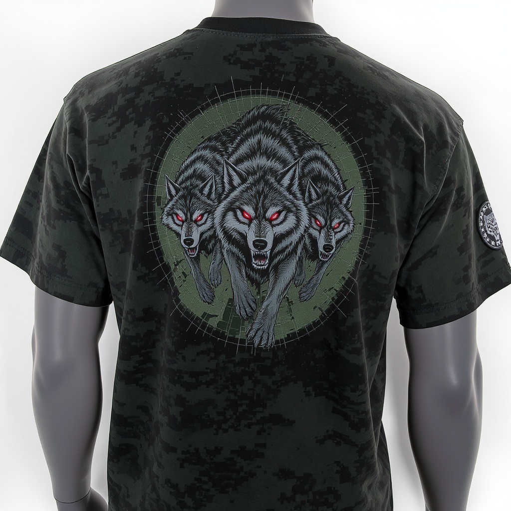 DELTA MOB Veterans Tee — Digital Green Camo