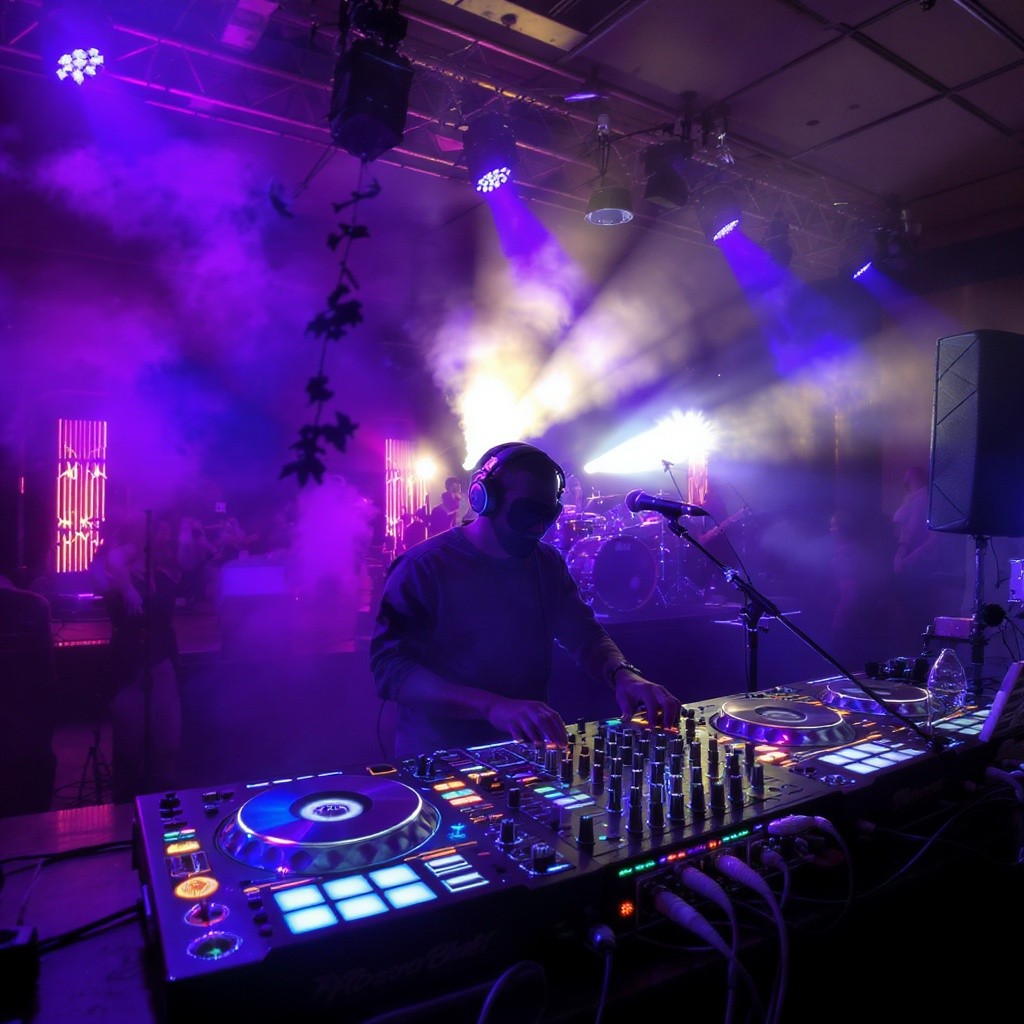 DJ and live band