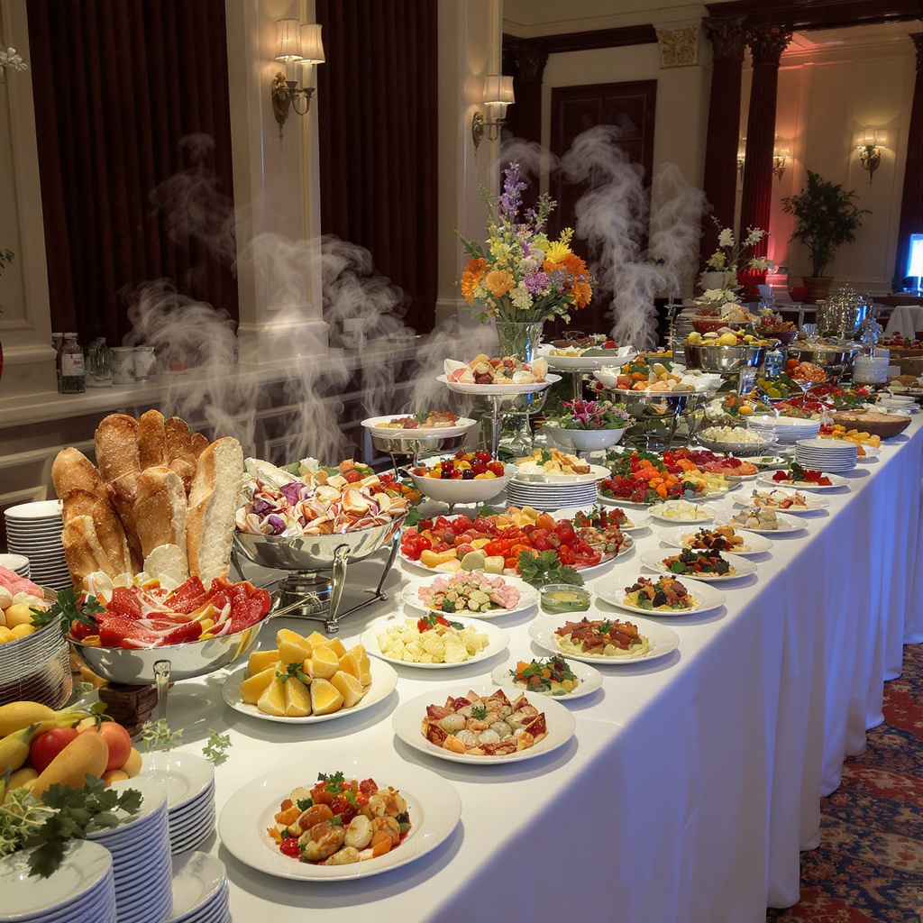 Catering spread