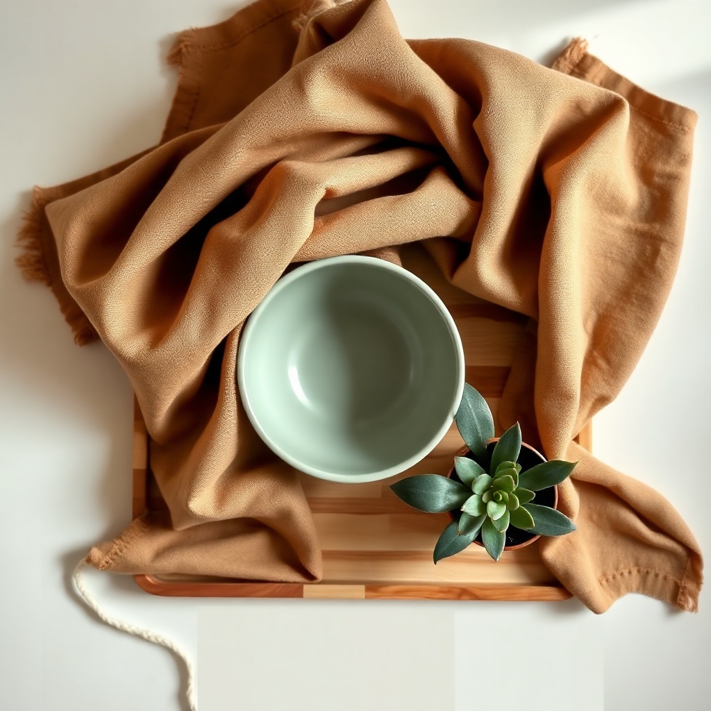 Eucalyptus and greenery accent