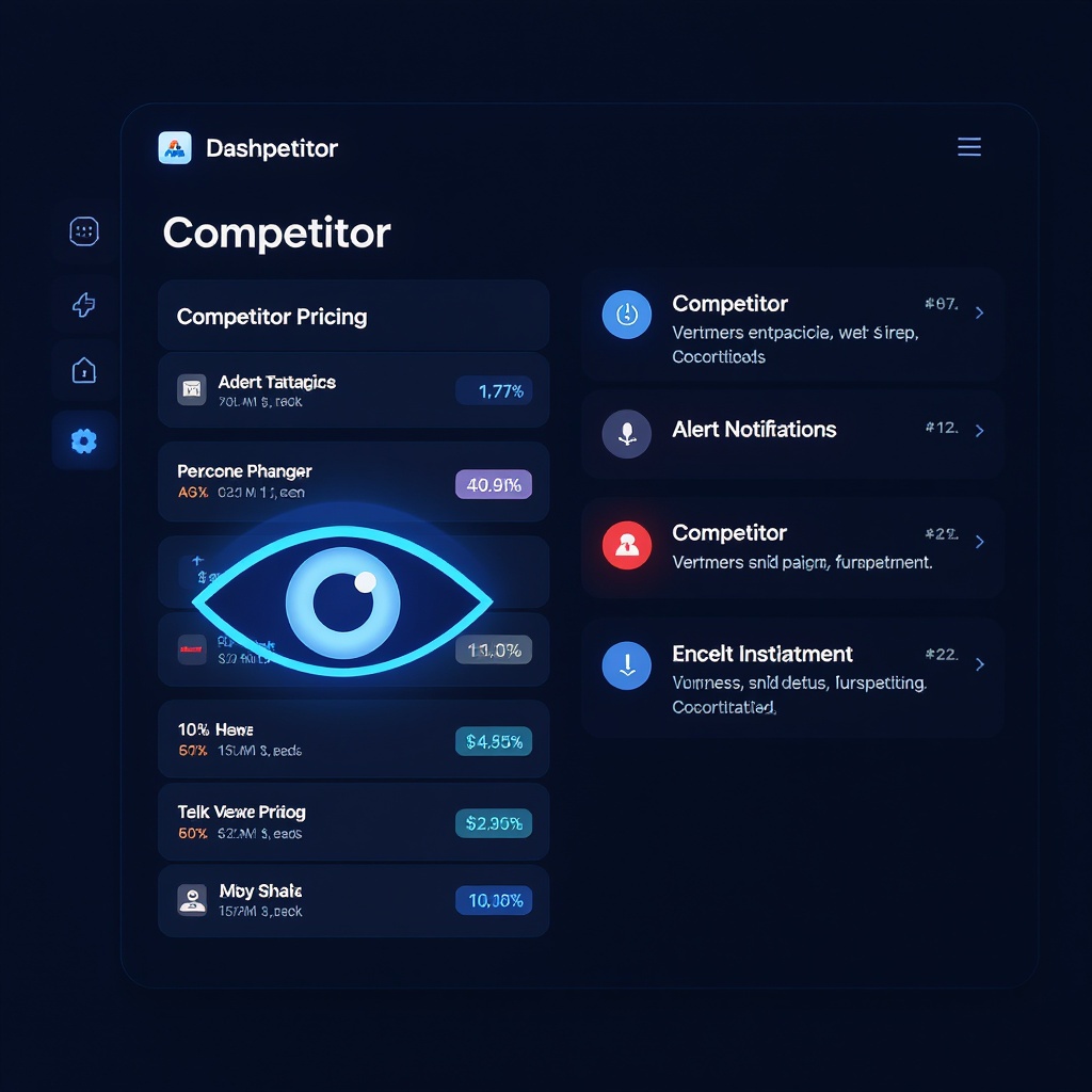 Watchdog dashboard showing competitor pricing intelligence