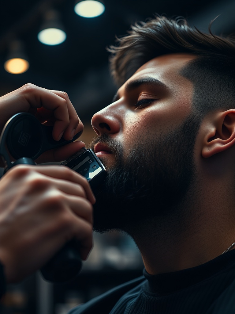 Beard trim video concept