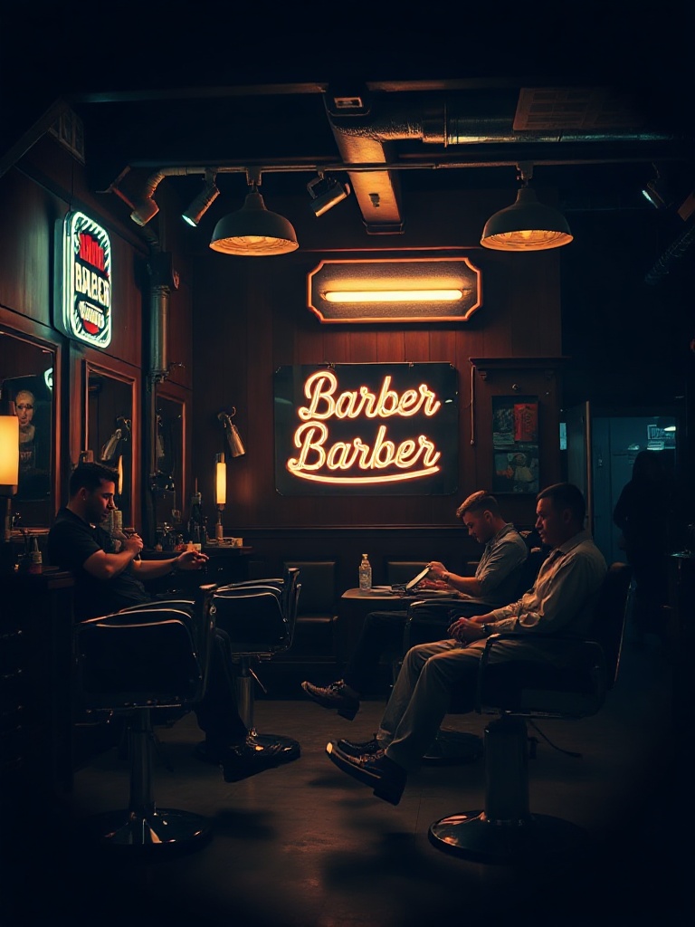 Barbershop atmosphere video