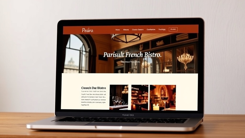 Le Petit Bistro — site web restaurant