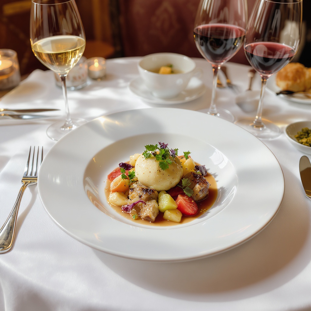 Restaurant français élégant avec une ambiance chaleureuse