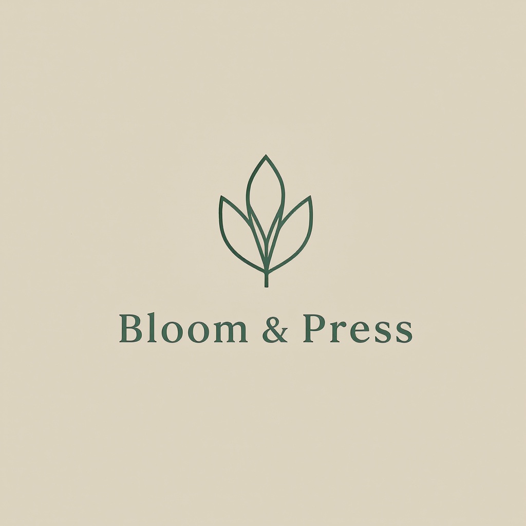 Bloom & Press logo for Botanical Studio